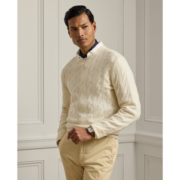 Cable-Knit Cashmere Sweater