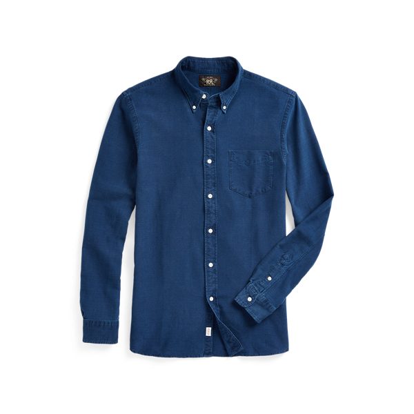 Ralph Lauren INDIGO OXFORD 長袖 BDシャツ L 紺 Indigo Cotton Oxford Shirt | Classic Fit Casual Shirts