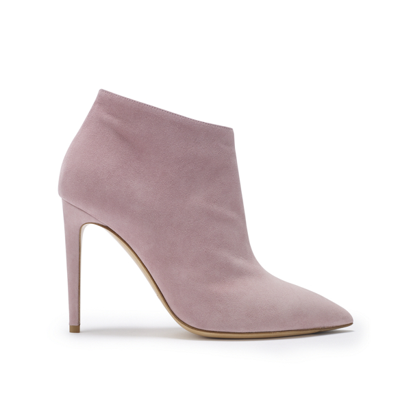 Mauve Suede Tasella Bootie Ralph Lauren Collection 1