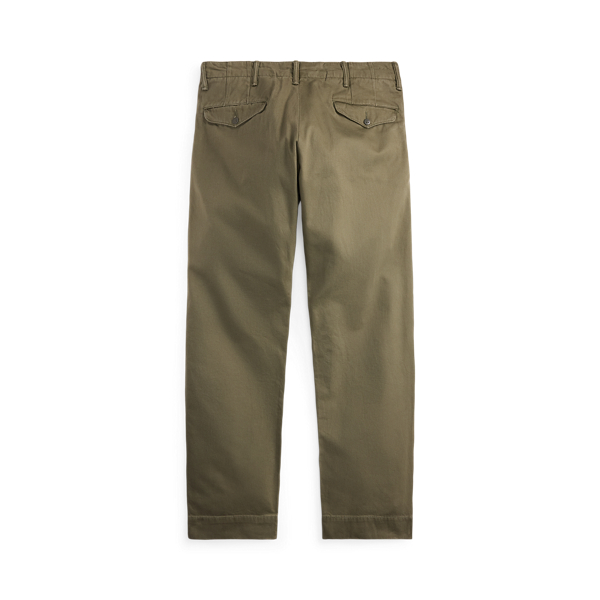 Offiziershose aus Chino RRL in Oliv 4