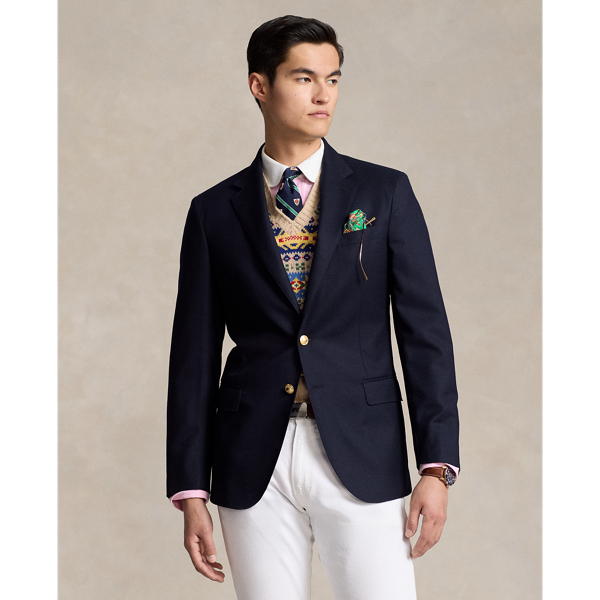 The Iconic Doeskin Two Button Blazer