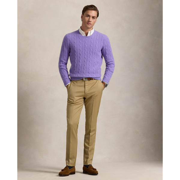 Slim Fit Wool Twill Trouser