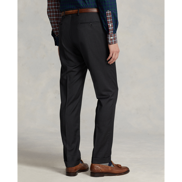 Slim Fit Wool Twill Trouser
