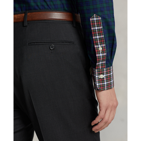 Slim Fit Wool Twill Trouser