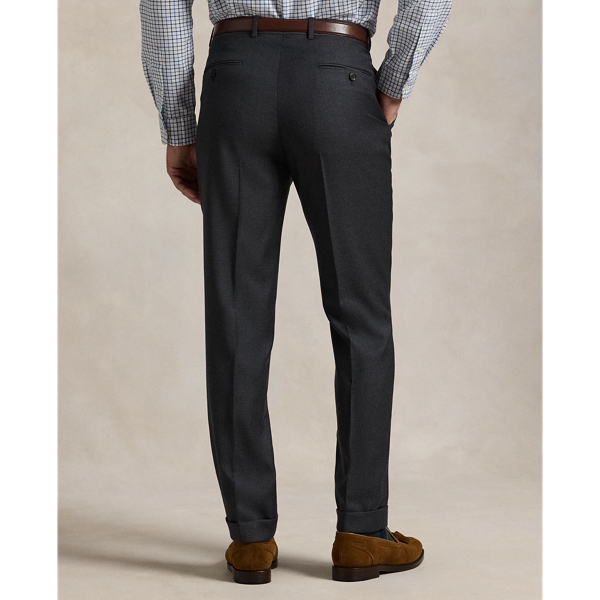 Medium Grey Slim Fit Wool Twill Trouser Polo Ralph Lauren 5