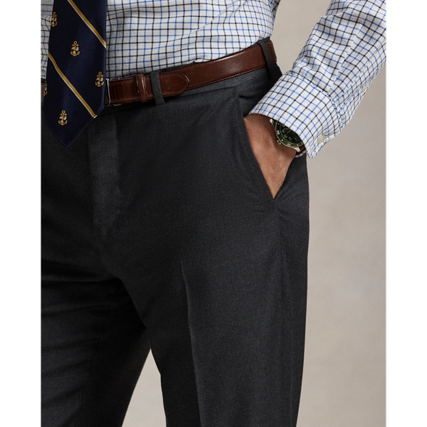 Medium Grey Slim Fit Wool Twill Trouser Polo Ralph Lauren 6