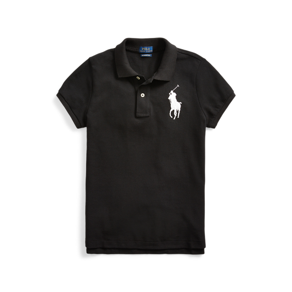 Skinny Fit Mesh Polo Shirt