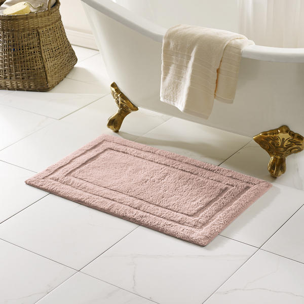 Signet Pink Palmer Bath Rug Ralph Lauren Home 1
