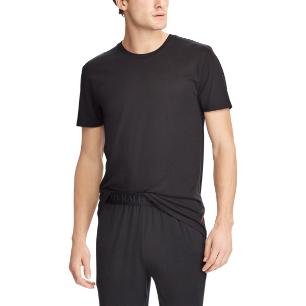 Polo Black Supreme Comfort Crewneck Sleep Tee Polo Ralph Lauren 2