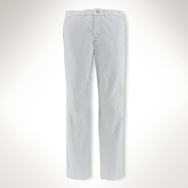 White Skinny-Fit Cotton Canvas Pant Boys 2-7 1