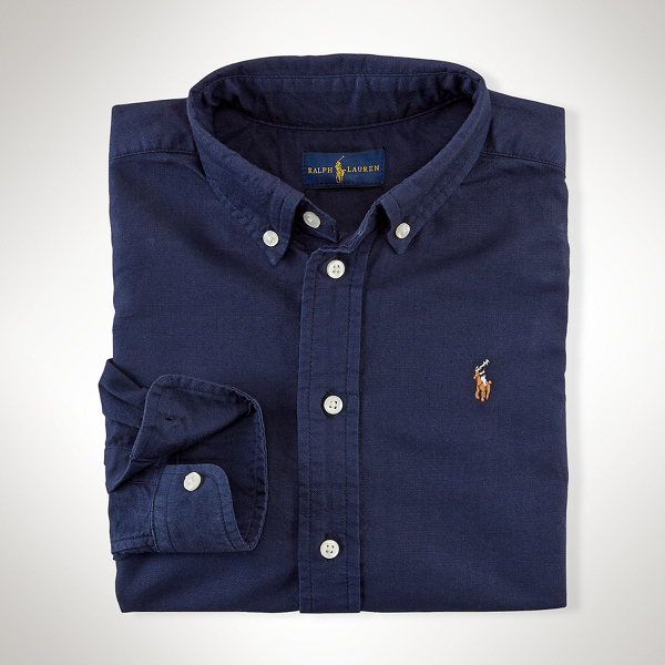 Newport Navy Cotton Oxford Blake Shirt Boys 2-7 1