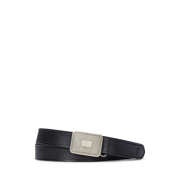 Ralph Lauren Polo Italian Leather Black Belt 32 sold