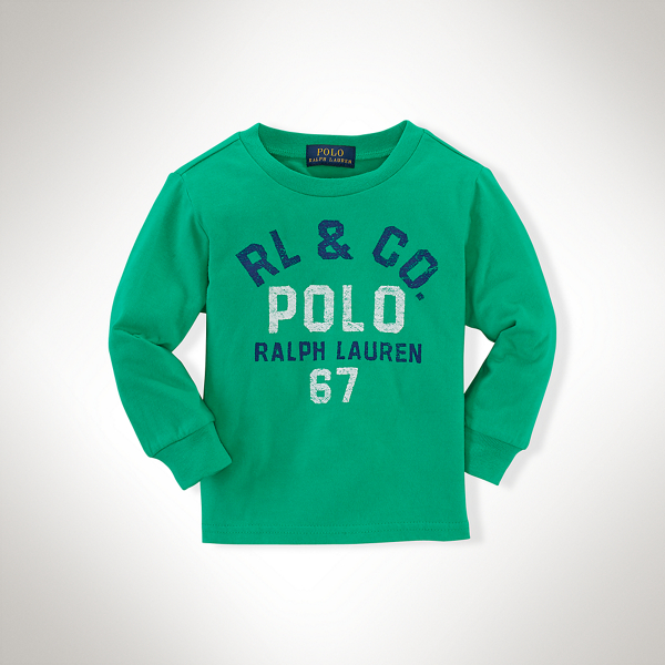 Cabo Green Cotton Long-Sleeve Graphic Tee Baby Boy 1