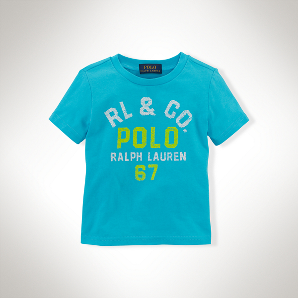 Liquid Blue Cotton Graphic Tee Baby Boy 1