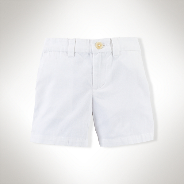 White Preppy Cotton Short Baby Boy 1