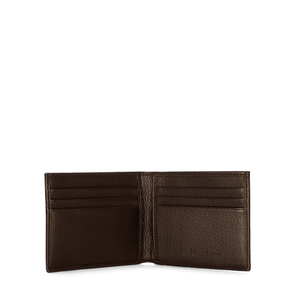 Brown Leather Billfold Wallet Polo Ralph Lauren 2