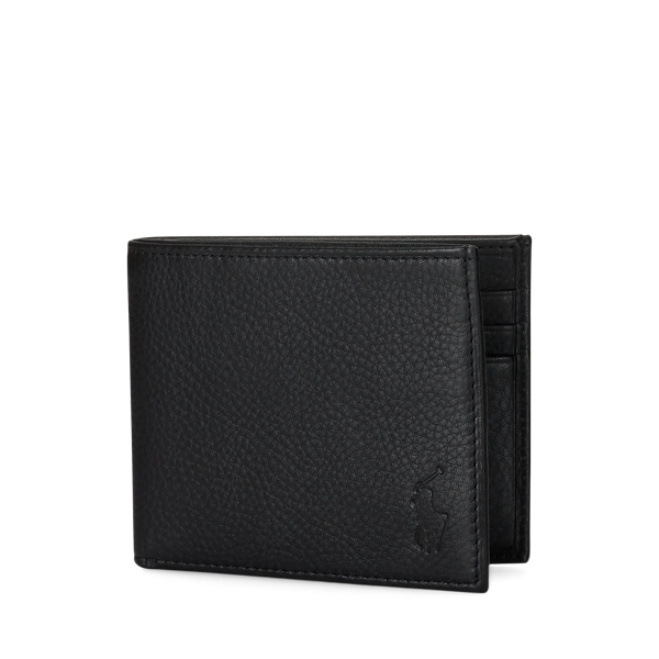 Polo ralph lauren bifold leather wallet best sale