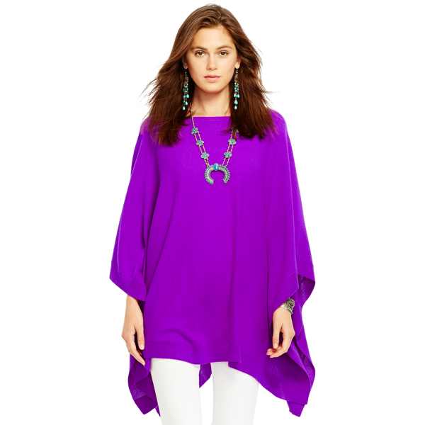 Cashmere Boatneck Poncho Polo Ralph Lauren 1