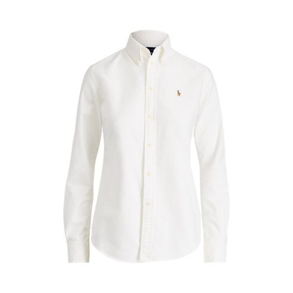 Custom Fit Cotton Oxford Shirt Polo Ralph Lauren 1