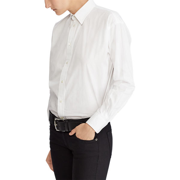 Relaxed Classic Shirt Polo Ralph Lauren in White 4