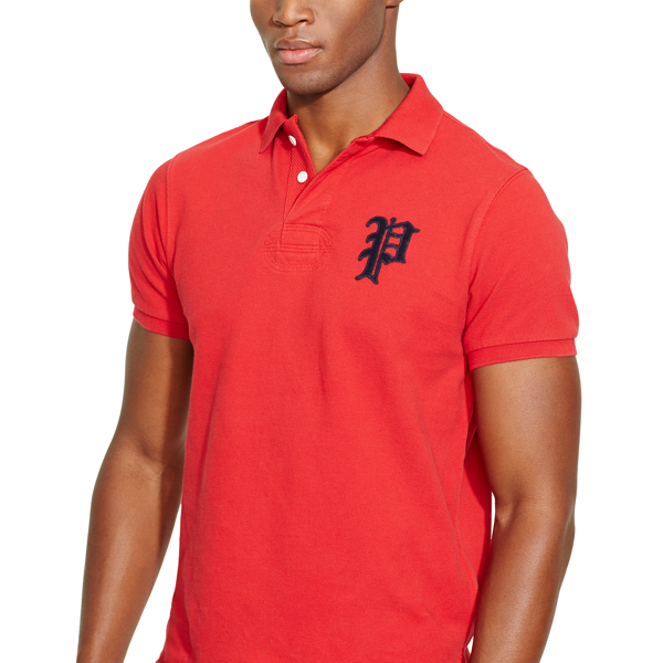 RL 2000 Red Custom-Fit Gothic "P" Polo Polo Ralph Lauren 3