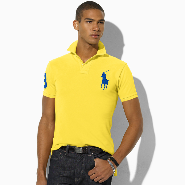 Slim Fit Big Pony Polo pour homme Ralph Lauren FR