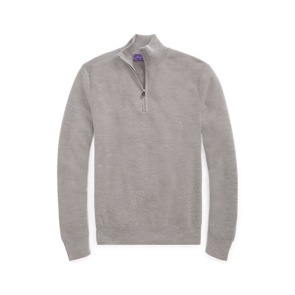 Maglia in piqu&eacute; di lana e cashmere