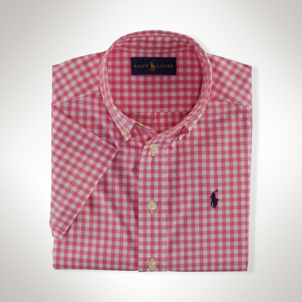 Pink Multi Gingham Cotton Blake Shirt Boys 2-7 1