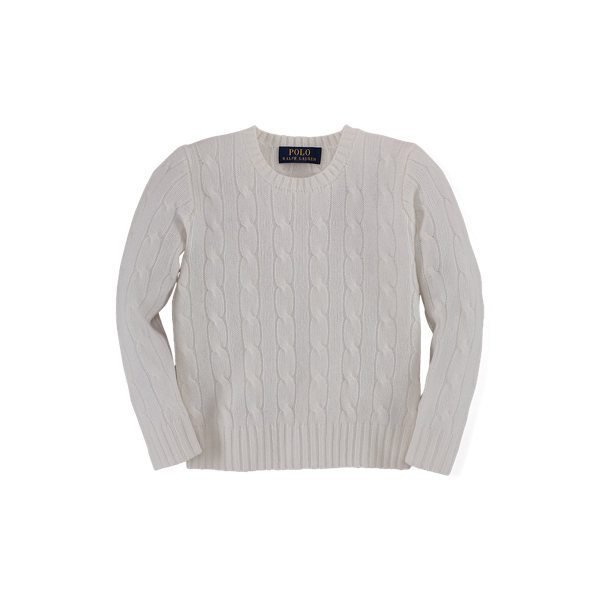 Der Kaschmirpullover mit Zopfmuster