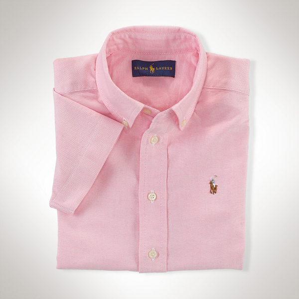 Bsr Pink Cotton Oxford Blake Shirt Boys 2-7 1