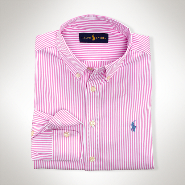 Pink Multi Striped Cotton Dress Shirt Boys 8-20 1