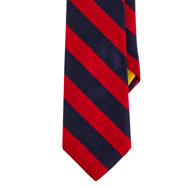 Navy/Red Striped Silk Repp Tie Boys 2-7 1