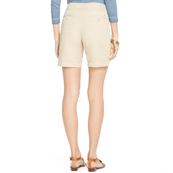 Stone Drawcord Chino Short Lauren Petite 2
