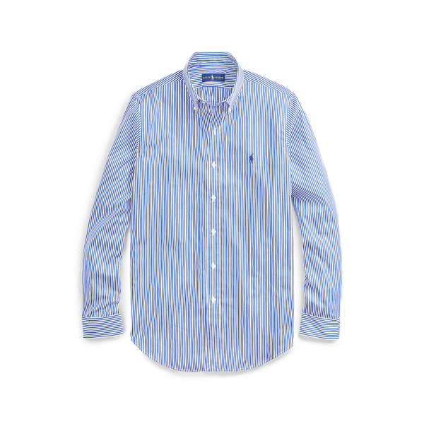 Camicia in popeline a righe Classic-Fit Polo Ralph Lauren in Blu/Bianco 2