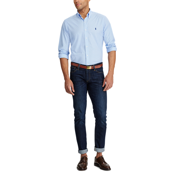 Camicia a quadri Classic-Fit Polo Ralph Lauren in Blu/Bianco 3