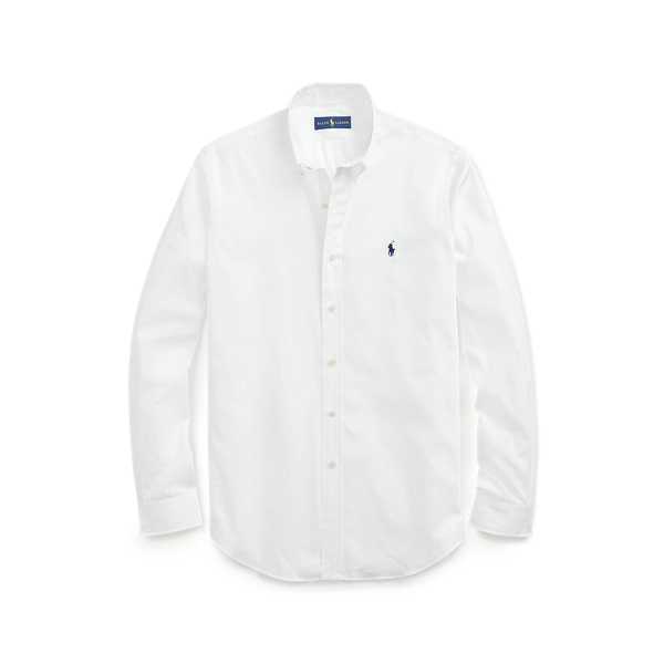 Slim Fit Cotton Poplin Shirt Polo Ralph Lauren 1