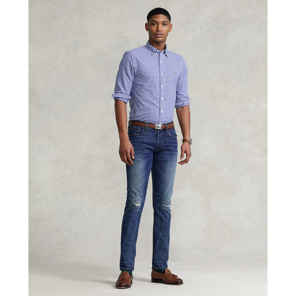 Slim Fit Gingham Oxford Shirt