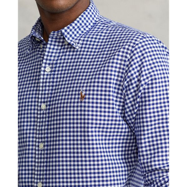 Slim Fit Gingham Oxford Shirt