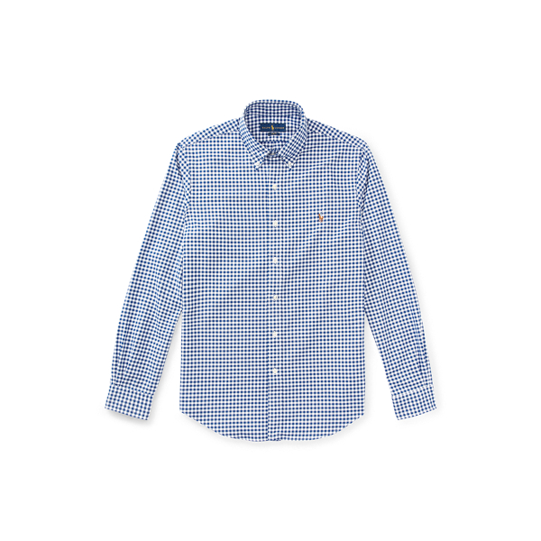 Polo Ralph Lauren Gingham Oxford Shirt Blue White M