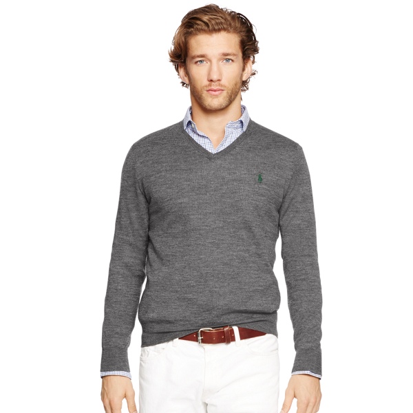 Ralph lauren slim fit merino wool clearance