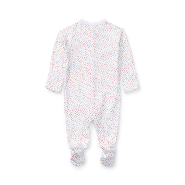 Strampler mit Blumenmuster Baby Girl in Wei&szlig; multi 2