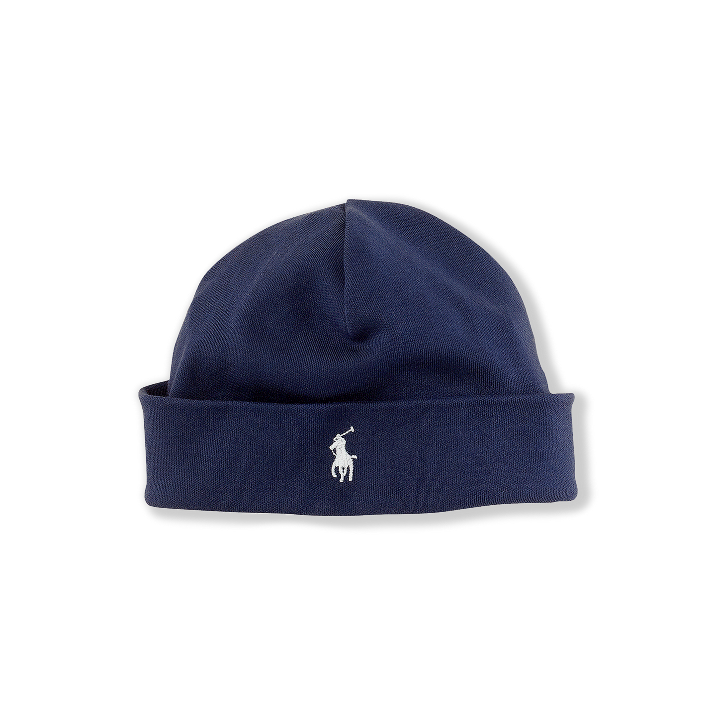 Детская шапка Ralph Lauren Cotton Interlock, цвет: Тёмно-синий — фото 1