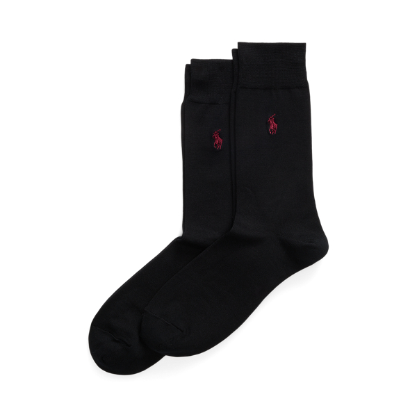 Cotton Blend Dress Sock 2 Pack for Men Ralph Lauren UK