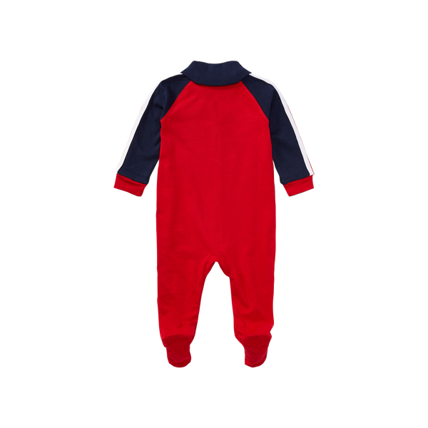 Grenouill&egrave;re en jersey de coton Baby Boy en Red 2