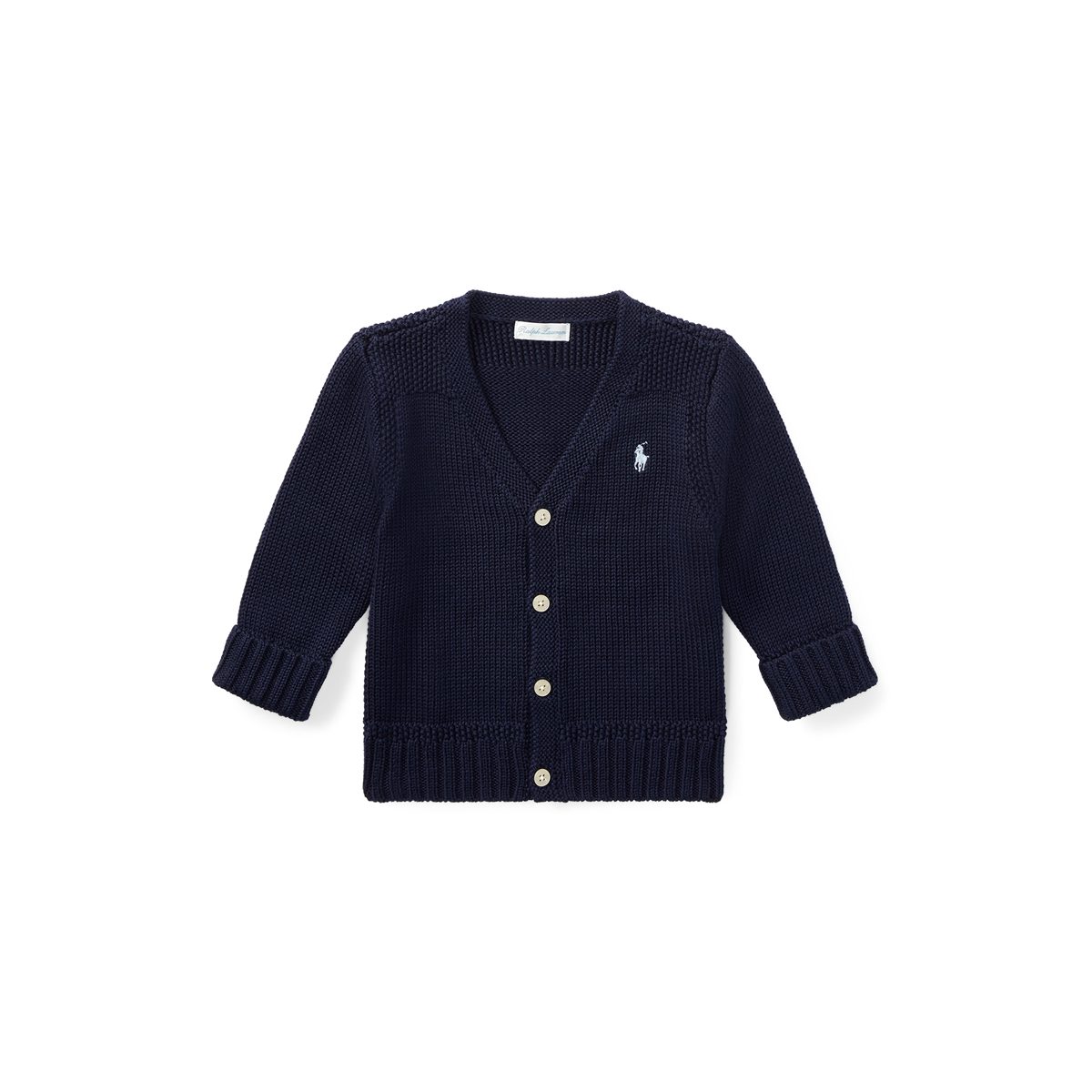 【Ralph Lauren】キッズ Plaid Scalloped-Trim Cotton Cardigan Combed Cotton V-Neck Cardigan | Sweaters Baby | Ralph Lauren