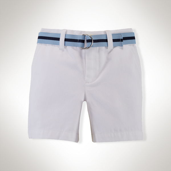 White Cotton Chino Prospect Short Baby Boy 2