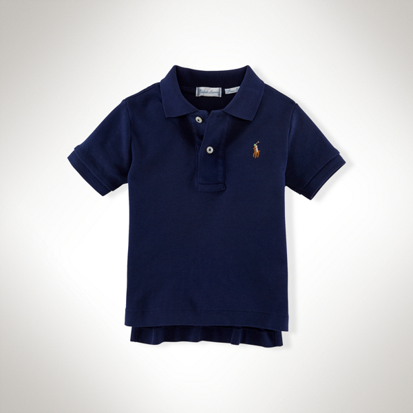 Cruise Navy Pima Cotton Polo Shirt Baby Boy 1