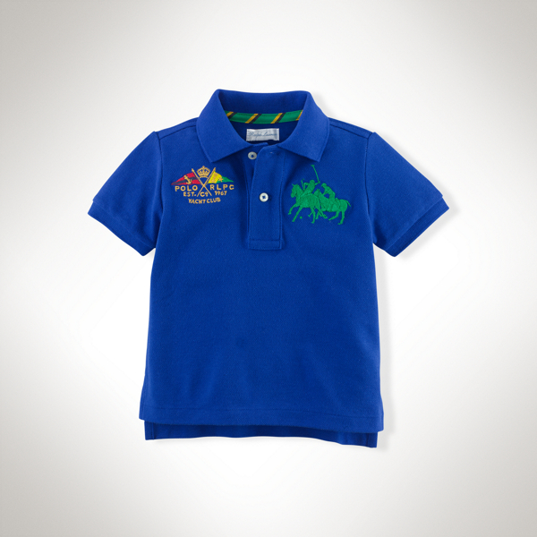 Sapphire Star Dual Match Cotton Polo Shirt Baby Boy 2