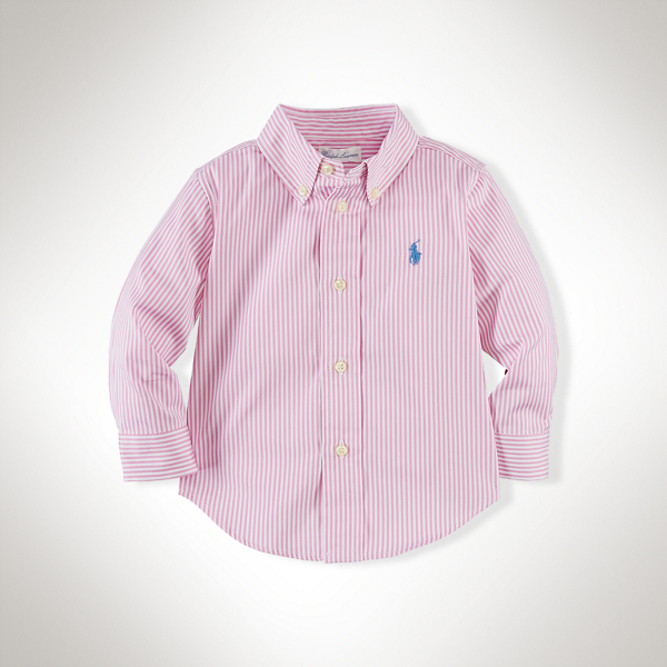 Pink Multi Custom-Fit Cotton Shirt Baby Boy 1