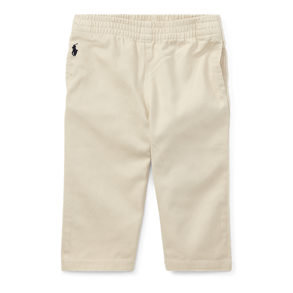 Sand Cotton Twill Pull-On Pant Baby Boy 1